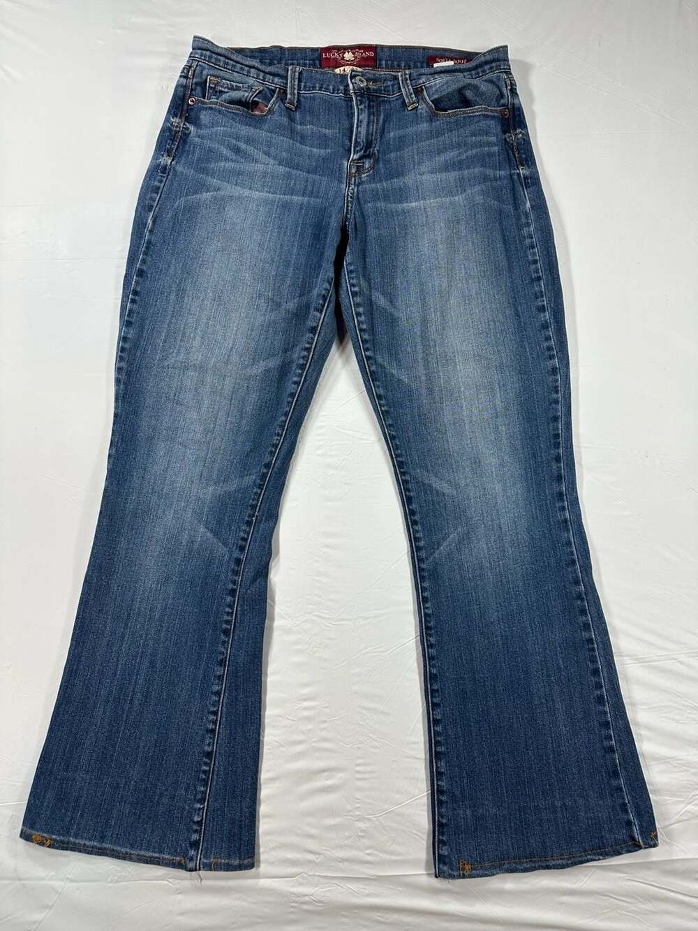 Lucky Brand Sofia Boot Cut Womens Jeans Size 14/32 Regular Blue Denim